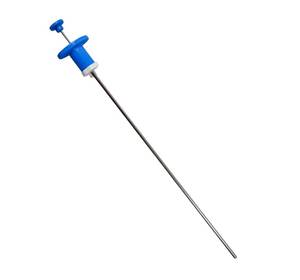 Pistolet d'insémination artificielle en acier inoxydable pour chiens avec conception de chargement fluide, gaine protectrice réutilisable, usage vétérinaire - Product Image 3