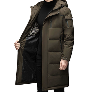 Chaquetas de invierno antideslizantes para hombre, cómodas, de ajuste regular, manga normal, transpirables, de tela sostenible, tipo plumífero. - Product Image 4