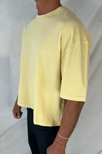 Camisetas de hombre 100% algodón, corte personalizado, estilo oversize, cropped y boxy, con logo personalizado, marca privada, estilo casual y streetwear. - Product Image 5