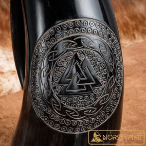 Real Viking Horn Mugs Polished Lightweight Customized <b>Vintage</b> Style Love 16-20oz Capacity Dishwasher <b>Safe</b> Handmade Engraved Gift - Product Image 4