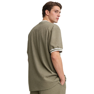 Camisetas de punto unisex de algodón 100% orgánico de alta calidad para hombre 2026 - Manga corta, ajuste holgado, transpirables y de secado rápido - Product Image 2