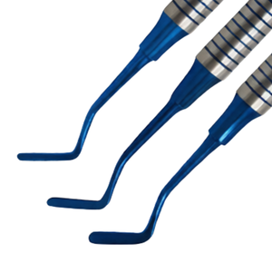 Juego de 3 Pulidores Dentales Manuales de Bola, Instrumentos de Restauración Dental de Material Plástico Compuesto, con Mango Ergonómico Azul - Product Image 4