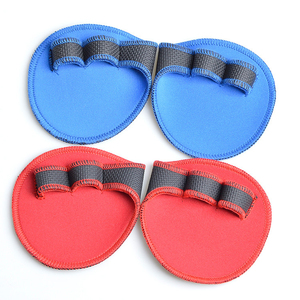 Private Label Heavy Duty Rubber Weightlifting Grip Pads, Adjustable Hand Pads for Gym, Deadlift, <b>Bench</b> Press, CrossFit - Product Image 5