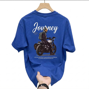 Source Factory 2026 New Men's T-shirts 220G Cotton Drop Shoulder Blank <b>Tshirt</b> Plus Size Unisex Custom Embroidery Print Tee - Product Image 1