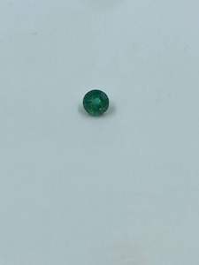 Collar Unisex de Alta Calidad con Incrustaciones Personalizadas de Esmeralda Clásica Verde Natural de 5mm y 0.45cts, Corte Esmeralda, Calidad A1, para Fiestas - Product Image 6