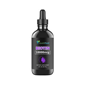 Gotas Líquidas de Biotina Orgánica, Promueven la Estructura de la Piel, Cabello Brillante, Bebida de Biotina en Gotas, MOQ Bajo, Suplemento Blanqueador de Piel - Product Image 1