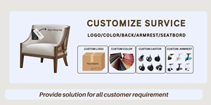 Chaise d'appoint de style européen rétro en gros pour appartement et loisirs pour hôtels et détente - Product Image 5