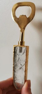 Crystal Handle <b>Bottle</b> Opener Elegant Gold Metal Tool For Kitchen Home Bar Party Use Stylish Luxury Gift Item Durable - Product Image 6