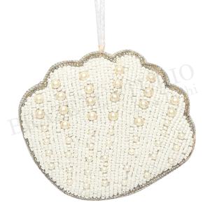 Decoraciones bordadas de tela de árbol de Navidad hechas a mano, adorno personalizado al por mayor con ancla de oveja Reno camello - Product Image 1