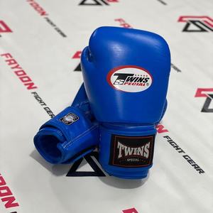Último Modelo de Guantes de Boxeo Muay Thai Rojos Twins, Guantes de Piel para Entrenamiento Profesional, Guantes de Sparring Fairtex para MMA, Gimnasio y Entrenamiento - Product Image 4