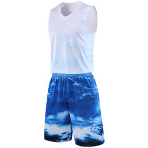 Uniforme de Baloncesto Personalizado para Equipos, 100% Poliéster, Uniforme de Baloncesto para Hombre - Product Image 1