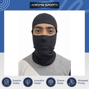 Offre incroyable sur une balaclava intégrale en coton-spandex extensible 4 directions de qualité supérieure |   Masque de vélo personnalisable pour les cyclistes d'Inde - Product Image 4