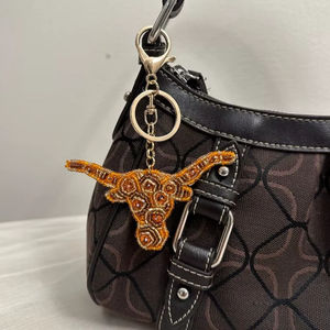 Breloques DIY en chrysocolle miniature - Perles en argent 925 pour porte-clés - Product Image 1