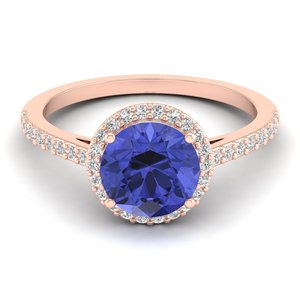 REYES Wholesaler Price 925 Sterling Silver Moissanite <b>Rings</b> For Women <b>Custom</b> 1.75Ct Tanzanite Gemstone Wedding Gift Jewelry - Product Image 6