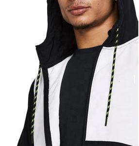 Manteau coupe-vent d'été avec logo personnalisé pour hommes, respirant et imperméable avec fermeture éclair, tissu de grande taille de style décontracté - Product Image 3