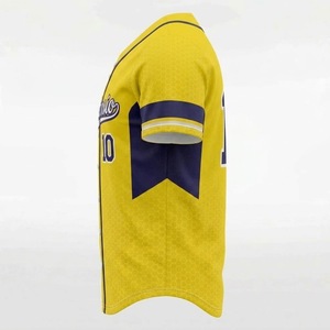 Maillots de baseball personnalisés par sublimation, 100% polyester, anti-bactériens, motif personnalisé, logo, nom, numéro, vêtements de sport en gros - Product Image 6