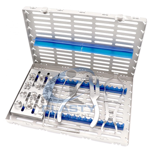 Kit de Herramientas Quirúrgicas para Implantes Dentales, Kit de Instrumentos para Dentistas, Juego de Instrumentos para Implantes Quirúrgicos para Uso Médico - Product Image 1