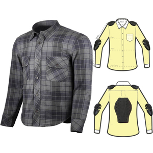 Best Quality CE Approved Protectors Long Sleeve Casual <b>Motorcycle</b> <b>Shirts</b> Adult Biker Riders Flannel 100% Cotton Anti-Wrinkle - Product Image 1
