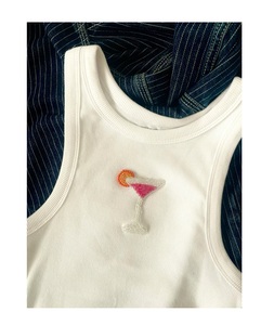 T-shirt pour femme avec perles brodées, perles mobiles double face faites à la main, de qualité supérieure, cadeau pour femme - Product Image 6