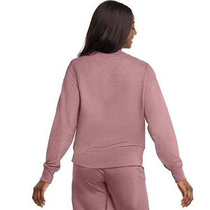 Sweat-shirt pour femme à manches longues surdimensionné en gros avec logo personnalisé, sweat-shirt pour femme grande taille - Product Image 2