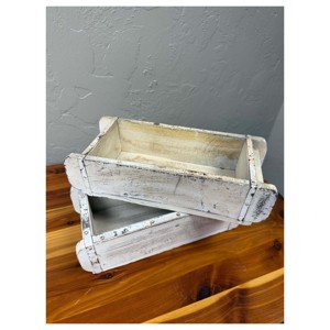 Customized Wooden Brick Mould Designer Luxury Rustic Wooden Brick Mould <b>Gift</b> <b>Box</b> Decorative Display Accent Item - Product Image 1