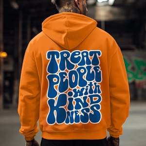 Sweat-shirt de haute qualité avec logo imprimé en mousse personnalisé, en coton, pour femmes, sweat-shirt lourd à capuche, impression 3D en relief, sweat-shirt pour femmes - Product Image 2