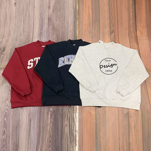 <b>Top</b> Quality <b>Women's</b> Oversized Mockneck Solid 100% Cotton Best Quality Lightweight Fabric Streetwear Full Sleeves Drop Neck OEM - Product Image 2