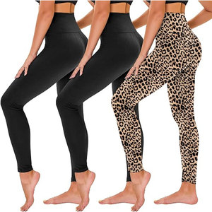 Women’s High Waisted Tummy Control Leggings Soft Stretch Yoga Pants Workout Gym Running Fitness Full Coverage High-Rise - Product Image 2