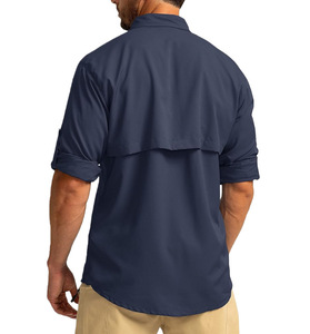 Camisa de Pesca para Hombre, Impermeable, con Estampado de Camuflaje, Manga Larga, con Botones, UPF 50+, Transpirable, de Spandex/Poliéster - Product Image 4