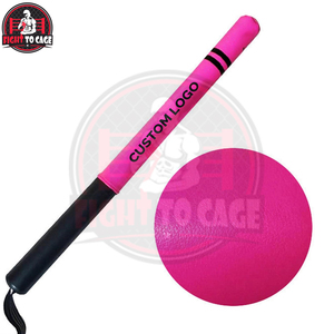 Protector de Espinillas y Pies Rosa y Negro, Ligero y Duradero, para Entrenamiento de Combate, con Cierre de Velcro, Equipo de Boxeo Protector - Product Image 2