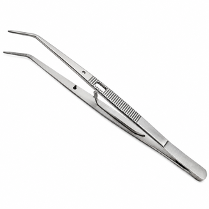 Pinzas de algodón universitarias al por mayor, de acero inoxidable, con cierre, angulares y dentadas, para uso dental, instrumento endodóntico - Product Image 4