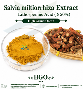 Approvisionnement direct usine HGO d'extrait pur et naturel de Salvia miltiorrhiza (acide lithospermique) (qualité alimentaire) Acide lithospermique 50% - Product Image 1