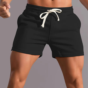 Pantalones Cortos Transpirables para Hombre de Primera Calidad con Logotipo Personalizado, Cintura Elástica con Cordón, Comodidad de Verano, Corte Regular, para Exteriores y Gimnasio - Product Image 1