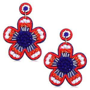 Boucles d'oreilles de Noël de qualité supérieure, élégantes, faites à la main, en laiton, à prix avantageux - Product Image 5