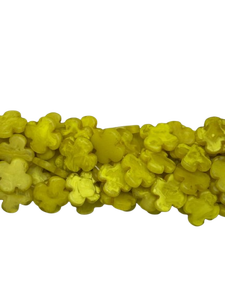 Perles en résine trèfle à quatre feuilles porte-bonheur 25 mm |   Perles de trèfle arc-en-ciel, lot de 27 couleurs - Product Image 3