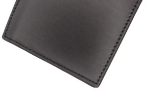 Men's Premium Vintage Designer Genuine Leather <b>Wallet</b> Fold High Quality <b>RFID</b> <b>Blocking</b> Multi-Card Holder Polyester Lining Custom - Product Image 4