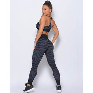 Conjunto Deportivo de 2 Piezas para Mujer, Leggings de Cintura Alta, Sujetador Deportivo, Ropa Deportiva para Yoga, Ejercicio, Fitness, Ligera y Transpirable - Product Image 3
