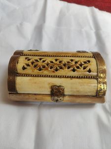 Wholesale Handmade Bone Inlay Jewellery <b>Box</b> with Geometric Pattern, Luxury Storage Organizer for Rings, <b>Earrings</b>, Necklaces <b>Box</b> - Product Image 3