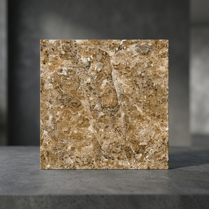 Matériaux de construction Rose Aspect Marbre Electra Beige 2x2 Brillant Lappato Porcelaine Carrelages Muraux Design Salon Carrelages de Sol - Product Image 2