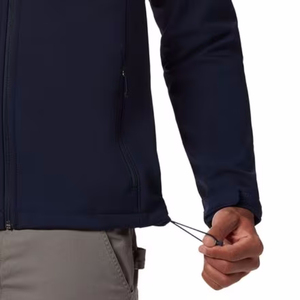 Veste softshell pour homme, imperméable, fermeture éclair intégrale, doublure polaire, col montant, pour la randonnée hivernale et les voyages de travail - Product Image 4