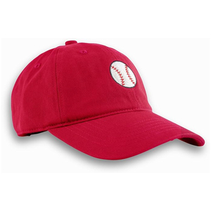 Casquette de baseball unisexe à 6 panneaux, couleur rouge, en coton ajusté, tour de tête 56-60 cm, pour usage décontracté en extérieur - Product Image 1