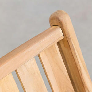 Sillón de Madera de Teca Sólida de Alta Calidad Estilo Nórdico, Muebles Contemporáneos para Sala de Estar, Proveedor al por Mayor OEM ODM - Product Image 4