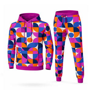 Nouveauté : Sweat à capuche unisexe en polyester 100 %, impression numérique personnalisée, hiver, effet délavé - Product Image 2