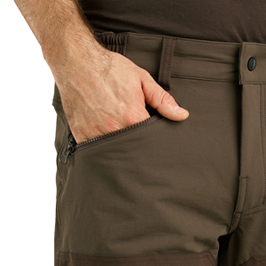 Pantalon de chasse en tissu brun renforcé, imperméable, léger, à séchage rapide, pour le froid, pour l'extérieur - Product Image 4