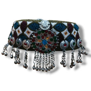 2026 Coiffe, Bijou de Tête et Chapeau Artisanaux Ethniques pour Femmes Adultes, Style Afghan Kuchi, pour l'extérieur, décontracté, fête, mariage et occasions festives - Product Image 1