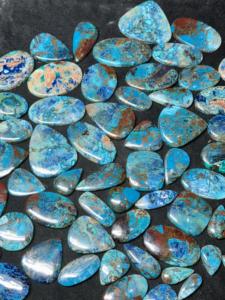 Mahnaj <b>Gems</b> Rare Quality Natural Azurite Matching Gemstone bulk lot Loose Crystal <b>Stone</b> Cabochons for DIY Jewelry Making . - Product Image 6