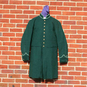 Manteau formel américain de reproduction inspiré de la période de la guerre civile, manteau en laine de reproduction américaine - Product Image 2