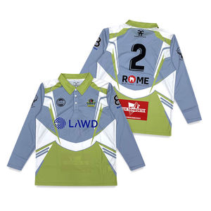Camisetas de Polo para Cricket Deportivo, Diseño Personalizado por Sublimación, Uniforme de Equipo de Cricket - Product Image 1