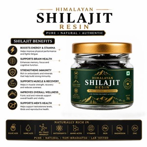 Résine de Shilajit Ancienne 20g – Extrait Pur de l'Himalaya, Formule Naturelle Riche en Minéraux pour l'Énergie, l'Endurance et la Force - Product Image 3