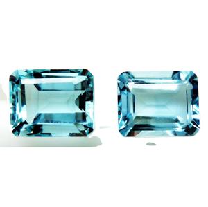 Precio al por mayor de fábrica de tamaño libre, 100% piedras preciosas de Aguamarina sueltas naturales en cojín, corte facetado, lo mejor para uso en joyería, OEM a granel - Product Image 3